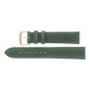 JuwelmaLux Uhrenband Rindleder grün JL38-10-0007 silberfarben 16 mm