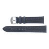 JuwelmaLux Uhrenband Rindleder blau JL38-10-0005