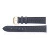 JuwelmaLux Uhrenband Rindleder blau JL38-10-0005