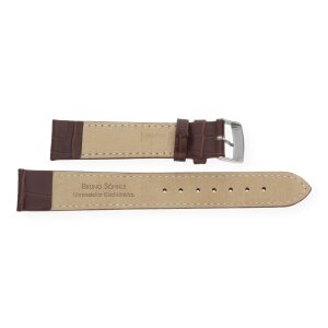 Bruno S&ouml;hnle Uhren-Armband 73-71042-118 Leder braun...