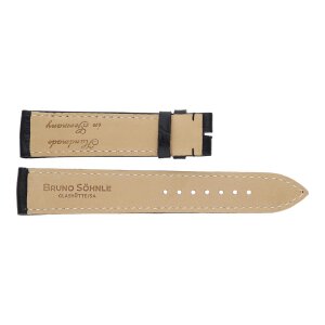 Bruno Söhnle Uhrenband 73-71045-120 Leder schwarz 20 mm
