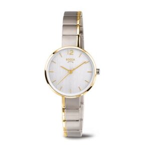 Boccia Uhr für Damen 3308-02 Titan goldplattiert