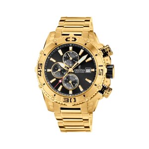 Festina Herren Uhr F20492/4 Edelstahl Chronograph
