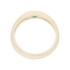 JuwelmaLux Ring Gelbgold 585er 14 Karat mit Smaragd und Brillanten 0,03 Carat JL10-07-0238