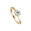 VIVENTY Damen Ring 925/000 Sterling Silber vergoldet mit Zirkonia 782331