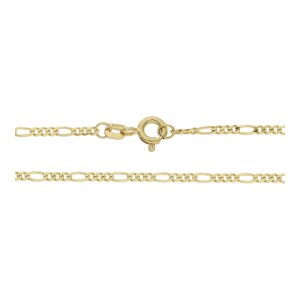 JuwelmaLux Kette für Anhänger Gold 333 Figaro...