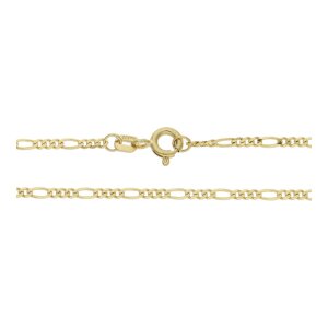 JuwelmaLux Kette für Anhänger Gold Figaro JL39-05-0092 50 cm