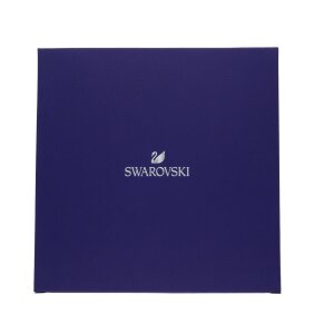 Swarovski Halskette 5533397 Dancing Swan, blau, rhodiniert