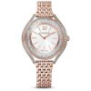 Swarovski Damen Uhr 5519459 Crystalline Aura, Metallarmband, roséfarben, rosé vergoldetes PVD-Finish