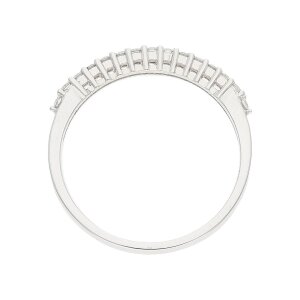 JuwelmaLux Ring 585 Weißgold mit Brillanten JL10-07-1368