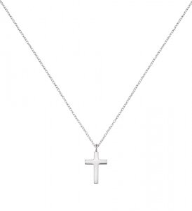 Engelsrufer Halskette Silber mit Kreuz Anhänger ERN-LILCROSS