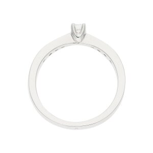 JuwelmaLux Ring 585 Weißgold mit Brillanten JL10-07-1594