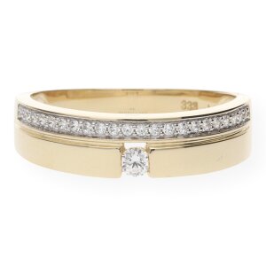 JuwelmaLux Ring 333 Gold mit Zirkonia JL10-07-1623
