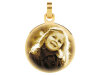 Bild Anhänger Gold Rund (für Kette mit Bild) Fotogravur FGA1_G Gelbgold 14 Karat