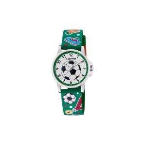 Calypso Kinder Uhr K5790/2 Fußball Silikon grün