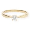 JuwelmaLux Ring 585/000 (14 Karat) Gelbgold mit Brillant JL10-07-1415 58