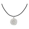JuwelmaLux Sternzeichen Anhänger mit Lederkette 925 Silber Jungfrau JL14-05-0060