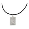 JuwelmaLux Sternzeichen Anhänger mit Lederkette 925 Silber Löwe JL14-05-0045