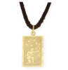 JuwelmaLux Sternzeichen Anhänger mit Lederkette 333/000 (8 Karat) Gold Schütze JL14-05-0085