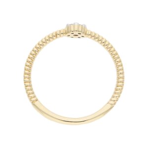 JuwelmaLux Ring 585/000 14 Karat Gold mit Brillanten JL25-07-0069