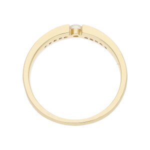 JuwelmaLux Ring 585 Gold mit Brillanten JL10-07-1877