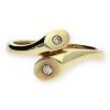 JuwelmaLux Damen Ring 585er Gelbgold mit 0,05 ct Brillanten JL30-07-0712