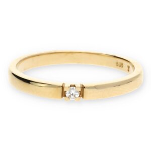 JuwelmaLux Ring 585 Gold mit Brillant JL10-07-1887