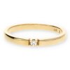 JuwelmaLux Ring 585/000 14 Karat Gold mit Brillant JL10-07-1887