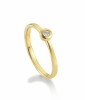 JuwelmaLux Ring 585/000 14 Karat Gold mit Brillant JL22-07-0047 54