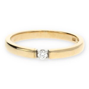 JuwelmaLux Ring 585 Gold mit Brillant JL10-07-1907