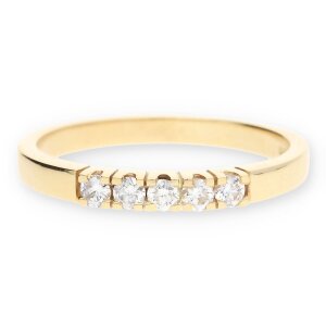 JuwelmaLux Ring 585/000 14 Karat Gold mit Brillant...
