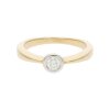 JuwelmaLux Ring 585/000 (14 Karat) Gold- und Weißgold mit Brillant JL30-07-0781