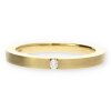 JuwelmaLux Ring 585/000 14 Karat Gold mit Brillant JL30-07-0719