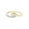 JuwelmaLux Ring 585/000 (14 Karat) Bicolor mit Brillant JL30-07-0761