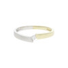 JuwelmaLux Ring 585/000 (14 Karat) Gold- und Weißgold mit Brillant JL13-07-0096