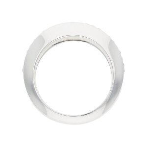 JuwelmaLux Ring 585/000 (14 Karat) Weißgold mit Brillanten JL30-07-0755