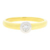 JuwelmaLux Ring 333/000 (8 Karat) Bicolor mit Zirkonia JL30-07-0945