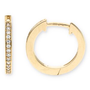JuwelmaLux Creolen 333 Gold Zirkonia JL10-06-1693