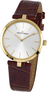 Jacques Lemans Damen Uhr 1-2024F Milano vergoldet