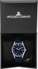 Jacques Lemans Herren Uhr 1-2002F Serie 200 Leder blau