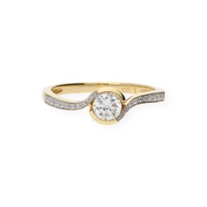 JuwelmaLux Ring 333 Gold mit Zirkonia JL10-07-1931