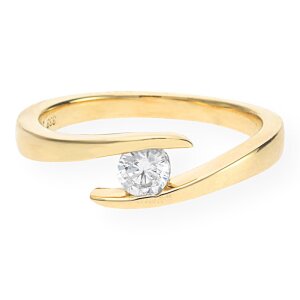 JuwelmaLux Ring 333 Gold mit Zirkonia JL10-07-1948