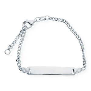 JuwelmaLux ID-Armband 925/000 Sterling Silber rhodiniert...