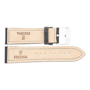 Festina Uhrenband F16673/1LB Leder schwarz mit...