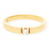 JuwelmaLux Ring 585/000 (14 Karat) Gold mit Brillant JL10-07-1973