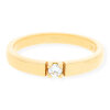 JuwelmaLux Ring 585/000 (14 Karat) Gold mit Brillant JL10-07-1962