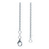 JuwelmaLux Halskette 925/000 Sterling Silber rhodiniert Anker JL18-05-0280