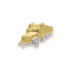 JuwelmaLux LKW Einzel-Ohrstecker 333 Gold- und Weißgold JL14-06-0172