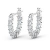 Swarovski Creolen 5562126/5633866 Vittore Mini, weiss, rhodiniert