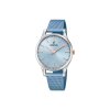 Festina Damen Uhr F20506/2 Edelstahl Milanaise blau